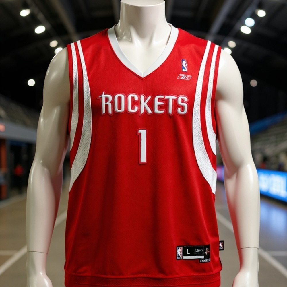 Reebok NBA Tracy McGrady Houston Rockets Red XL Jersey